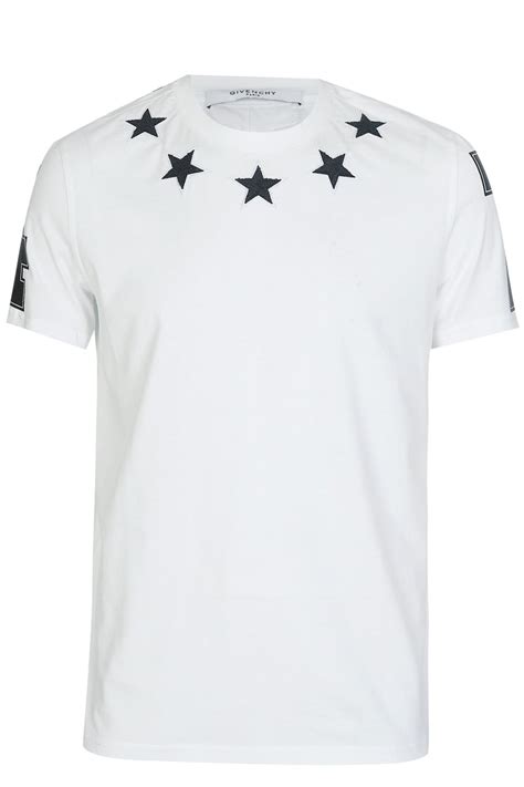givenchy t shirt stars white